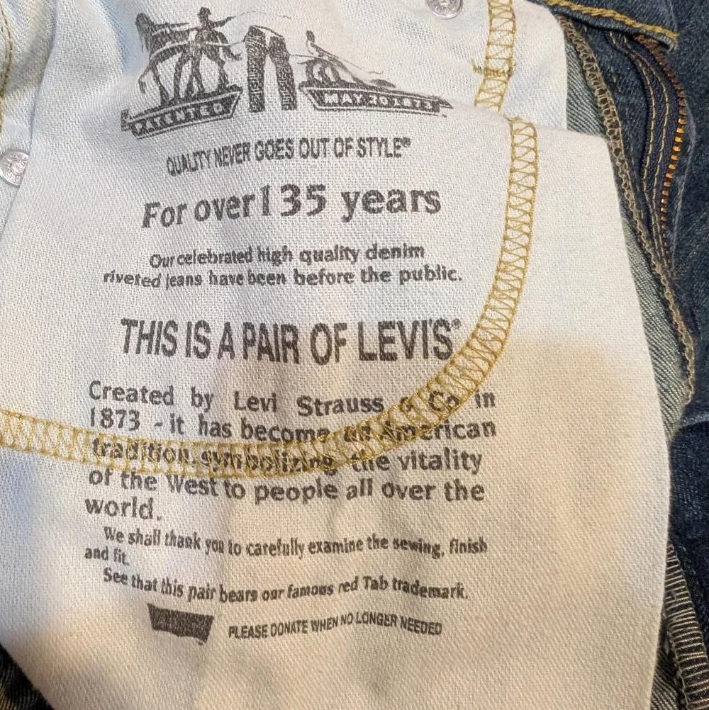 Real Fade Levi's 511 Men's 31x30‎ Dark Wash